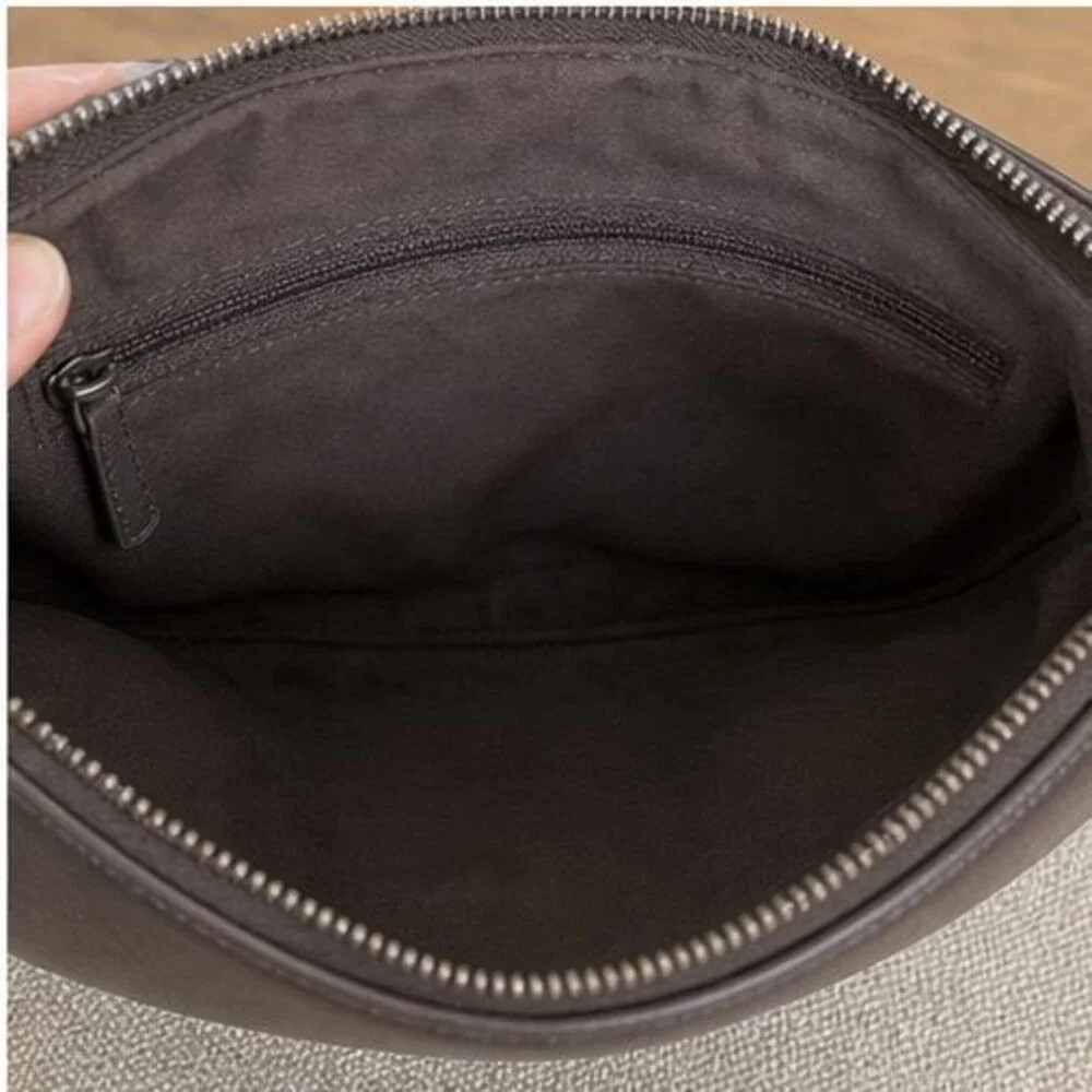 Olive Nylon Crossbody Bag